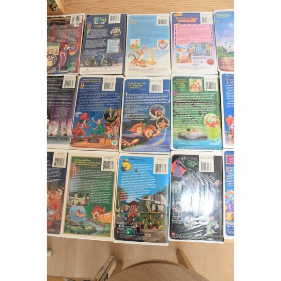 Disney Animated Movie VHS Lot of 30 NOT Tested | Most of the Classics - Picture 5 of 16